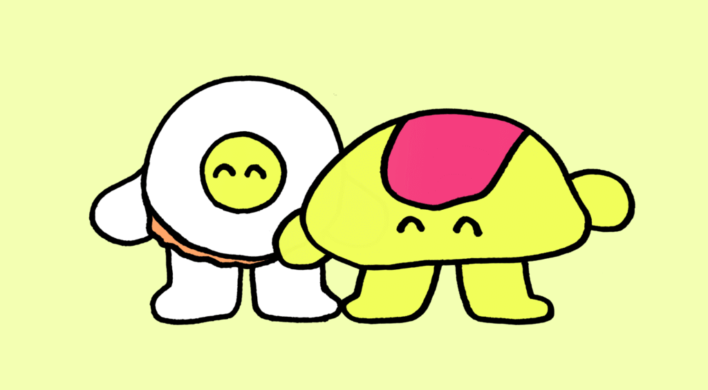 サニーちゃんとオムくん