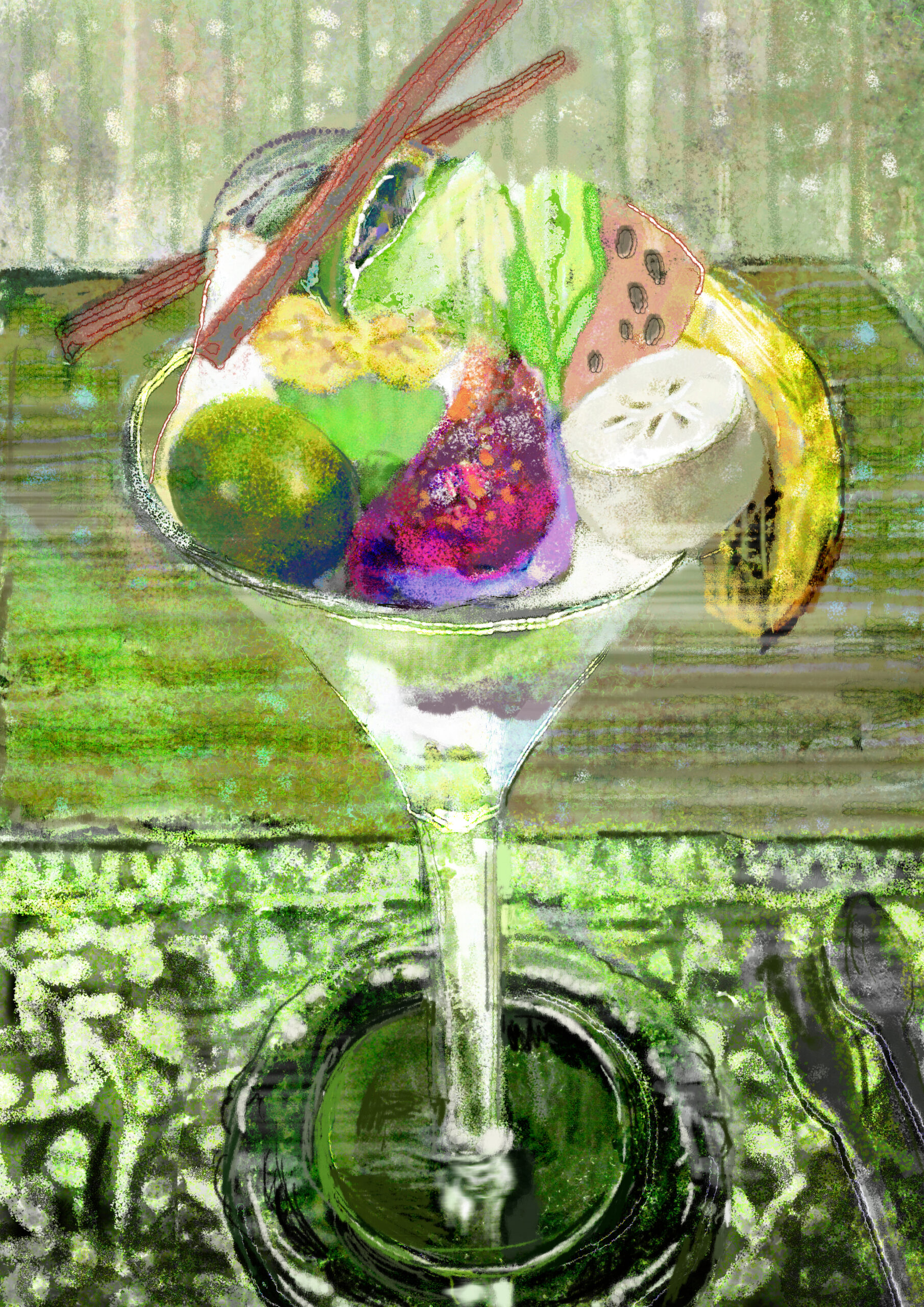 フルーツパフェ