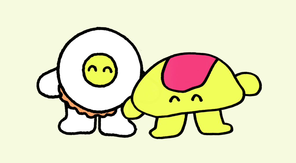 サニーちゃんとオムくん