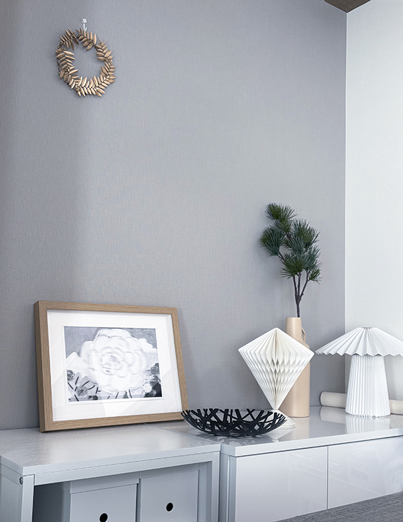 モノクロ 花の絵 プリント A4 村木映理子